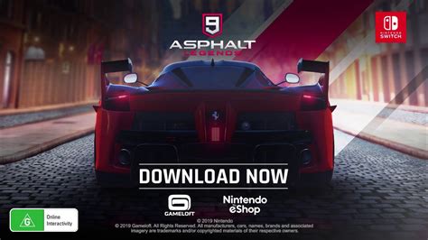 Asphalt 9 Legends Available Now On Nintendo Switch MKAU Gaming