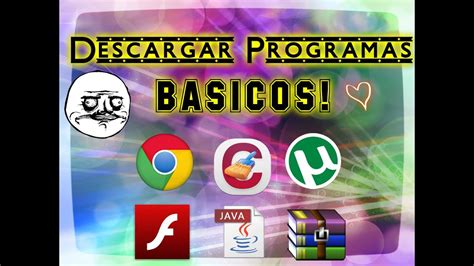 Tutorial Descargar Programas B Sicos Para Tu Pc Hd Youtube