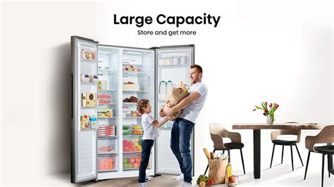 Hisense 508l Side By Side Fridge The Gadget Shop Sa