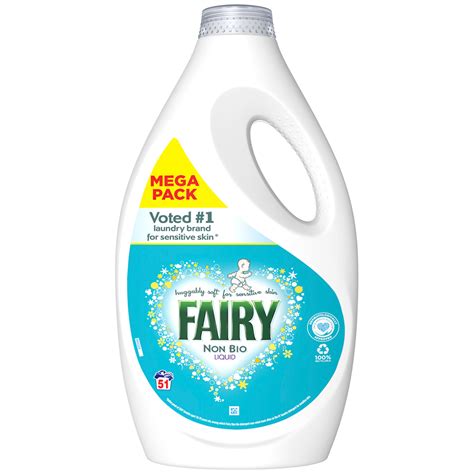 Fairy Non Bio Washing Liquid 51 Washes Wilko