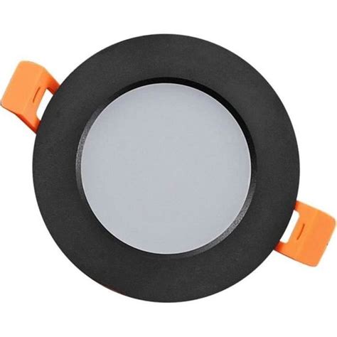 Plafonnier Encastr Led W Noir Spots Lampe Panneau Plat D Coupe Au