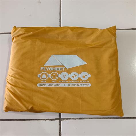 Jual Flysheet Outdoor Waterproof Tarptent Atap Tenda Alas Bushcraft