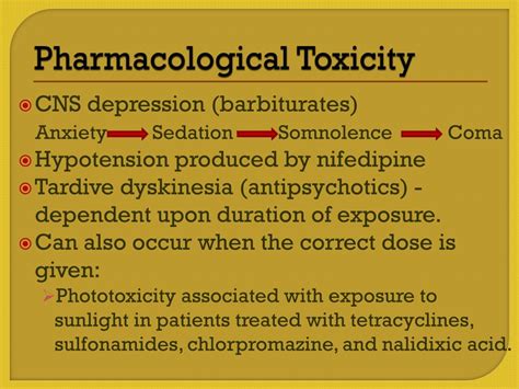 Ppt Drug Toxicity Powerpoint Presentation Free Download Id2159450