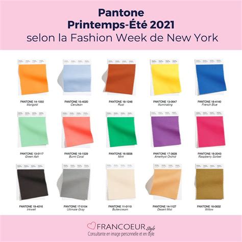 Couleurs Printemps T Selon La Fashion Week De New York