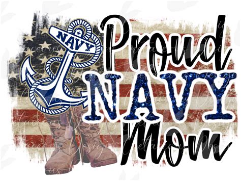 Proud Navy Mom American Flag Combat Boots Sublimation Etsy