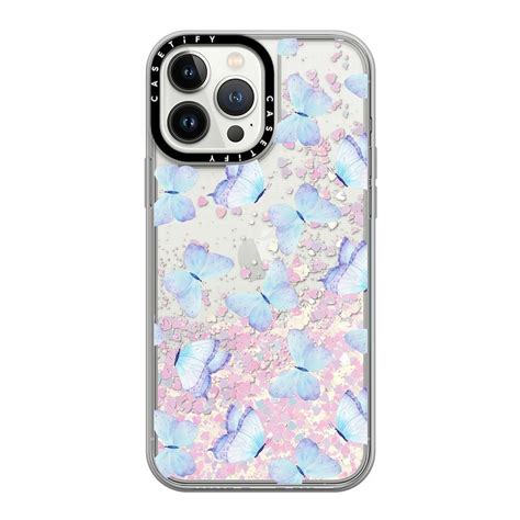 Casetify Ch Nh H Ng Lilac Aqua Blue Watercolor Hand Painted Butterf