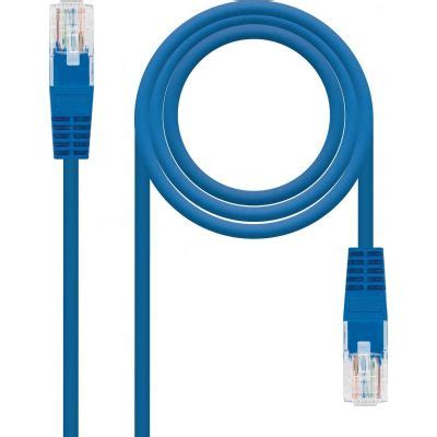 Cabo De Rede Nanocable Rj Utp Cat E Awg M Azul