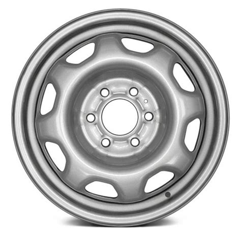 Replikaz® Stl03857u20 8 I Spoke Silver 17x75 Steel Factory Wheel Remanufactured