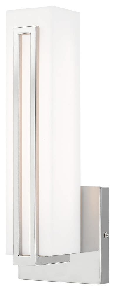 Livex Lighting Led Light Ada Wall Sconce Transitional Bathroom