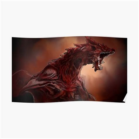 "Red Dragon" Poster for Sale by evexavier | Redbubble