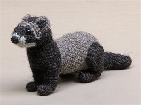 Crochet Ferret Amigurumi Pattern