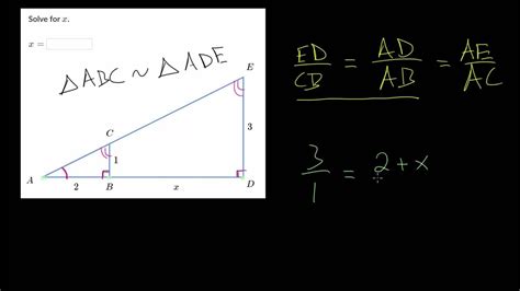 Solve Similar Triangles Advanced More Practice Youtube