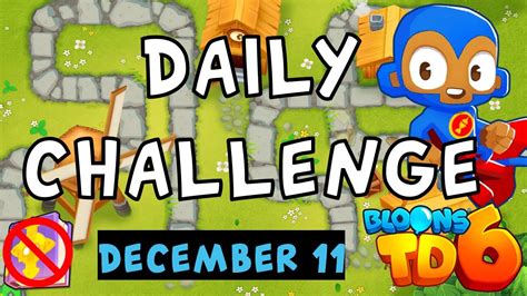 Bloons TD 6 Daily Challenge BTD4 Towers Only No MK No Powers