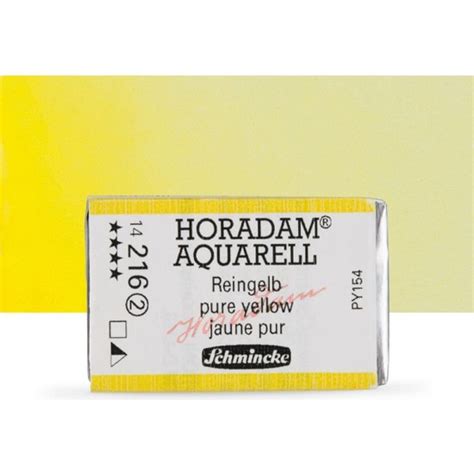 Schmincke Horadam Aquarell Tam Tablet Sulu Boya Pure Yellow Fiyatı