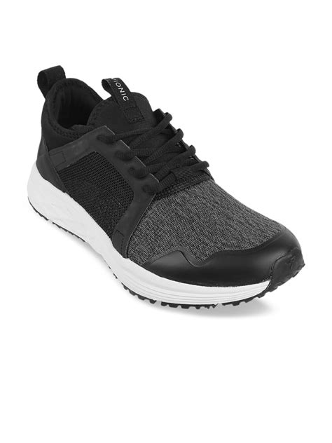 Buy VIONIC Men Black & Grey Textured Sneakers - Casual Shoes for Men 12459116 | Myntra