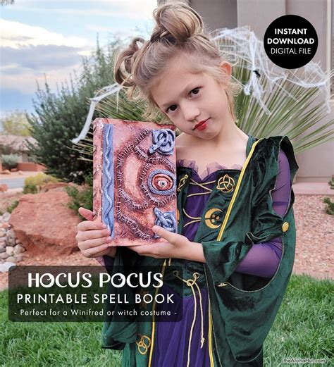 Printable HOCUS POCUS Spell Book Cover Halloween Decorations - Etsy