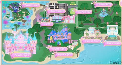 Royale High School - (Updated) Map - Campus 3 by BeautyBelle5678 on ...