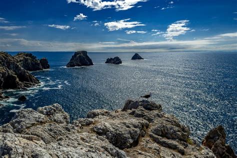 Cliffs At Pointe De Penhir At The Finistere Atlantic Coast In Brittany