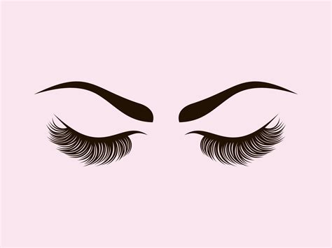 Eyelash Extension Logo Vector Illustration Vector Art At Vecteezy