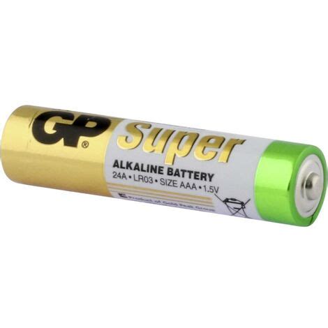 Gp Batteries Super Batteria Ministilo Aaa Alcalina Manganese V Pz