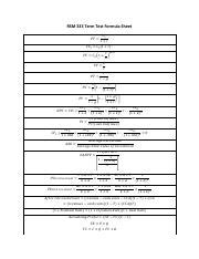 RSM 333 2020 Term Test Formula Sheet Pdf RSM 333 Term Test Formula