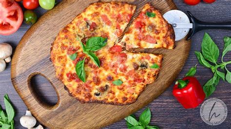 Saftige Schüttelpizza Low Carb Pizza Rezept Schüttelpizza