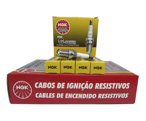 Kit Cabo E Vela Corsa Hatch Sedan 1 0 8v Flex Ngk Gpower R 236 34