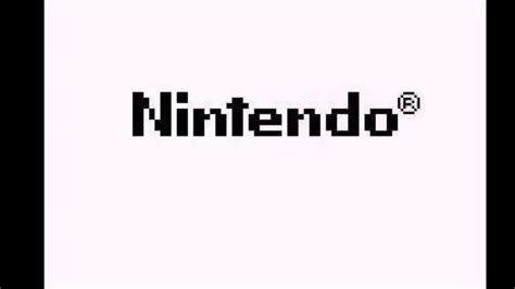 Nintendo Game Boy Startup Intro Youtube