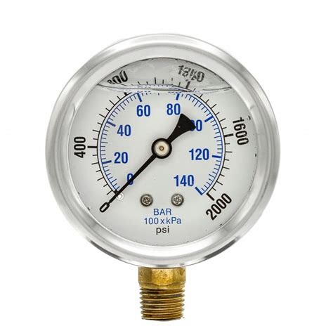 Pic Gauges Industrial Pressure Gauge To Psi In Dial