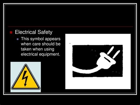 Electrical Safety Symbols