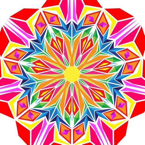 Kaleidoscope Pattern Vector Art At Vecteezy