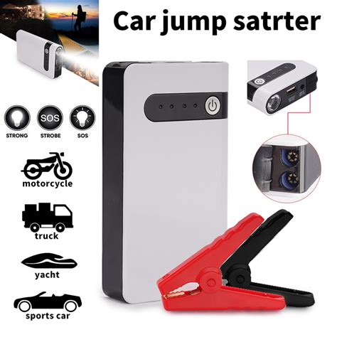 Xhy 20000mAh Car Jump Starter High Boost Portable Power Bank With LED