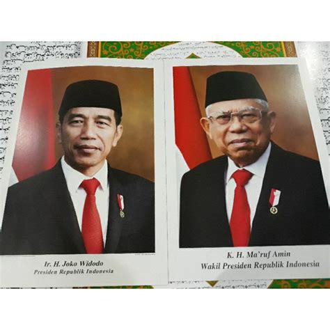 Jual Poster Presiden Dan W K Presiden Dan Burung Garuda Shopee Indonesia