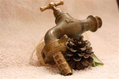 Vintage Water Faucet 1960s Old Brass Spigot Water Spigot Etsy