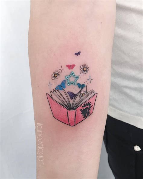 20 Easy Book Tattoos Ideas Find Inspirations And Designs Book