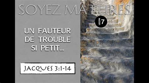 Soyez Matures Un Fauteur De Trouble Si Petit Jacques Le On