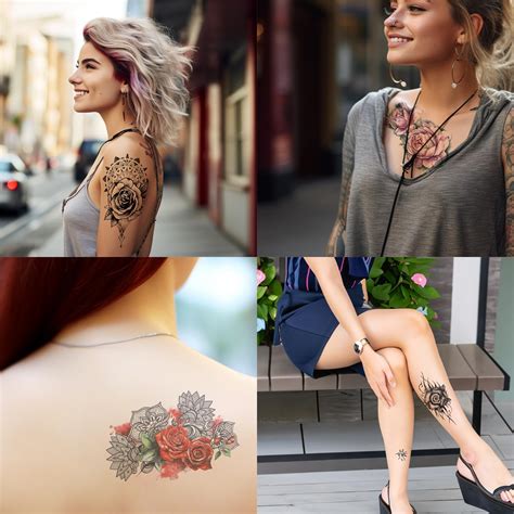 Tatuajes Temporales Grandes Para Mujeres Y Ni As Hojas Realistas