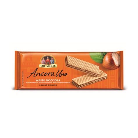 Wafer Tre Marie Ancora Uno Nocciola Hazelnuts 175g Made In Eatalia