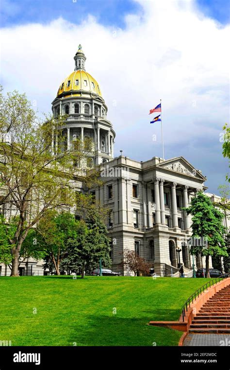 State Capitol Building Denver Colorado capital Stock Photo - Alamy