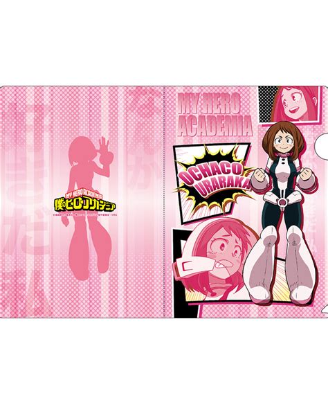 My Hero Academia A5 Clear Files And Sticker Set Ochaco Uraraka