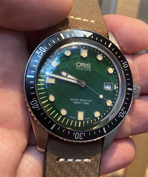 Sold Oris Divers Sixty Five Diver 65 Watch Green Dial 42mm Omega Forums