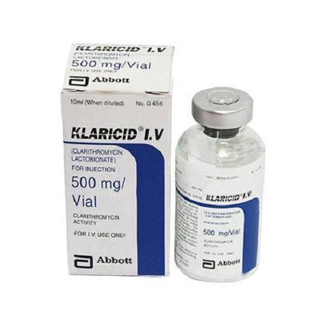 Klacid Iv 500 Mg 1 Enjektabl Flakon Fiyatı