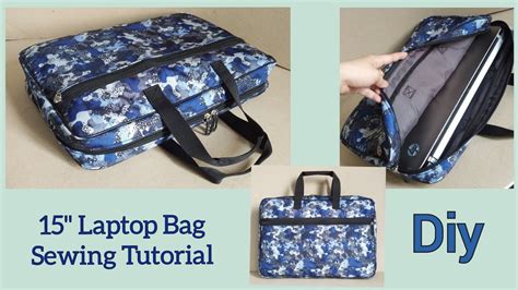 15 Laptop Bag Sewing Tutorial File Bag Diy Paano Manahi Ng Bag