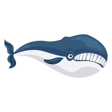 Whale Icon Cartoon Style Vector Art At Vecteezy