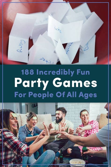 188 Fun Party Games For Adults