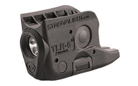 Streamlight Tlr 6 Weapon Light Led Polymer Black For Glock 424343x48