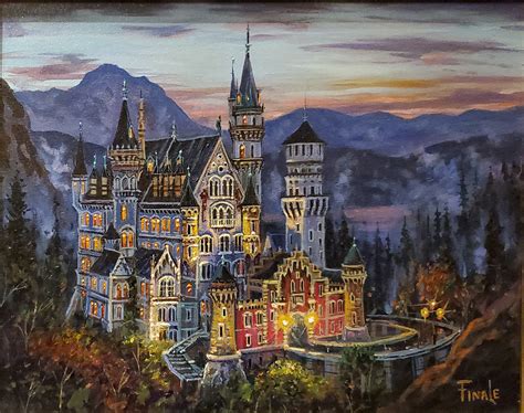 Bavarian Castle By Robert Finale Cv Art And Frame