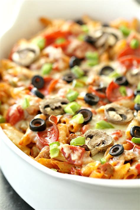 Pizza Pasta Casserole Recipe Recipe Pizza Pasta Casserole Pasta