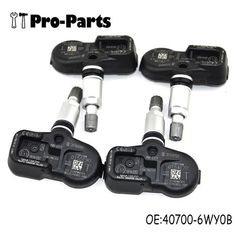 Wy B Pcs Set Tpms Tire Pressure Monitor System Pmv Ca For