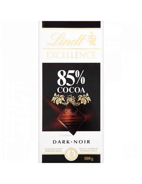 Lindt Excellence Dark Cocoa 78 100g X 10